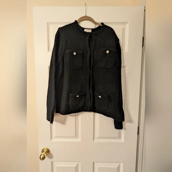 JCrew Wool Blend Lady Jacket Sweater XXL - Picture 2 of 9